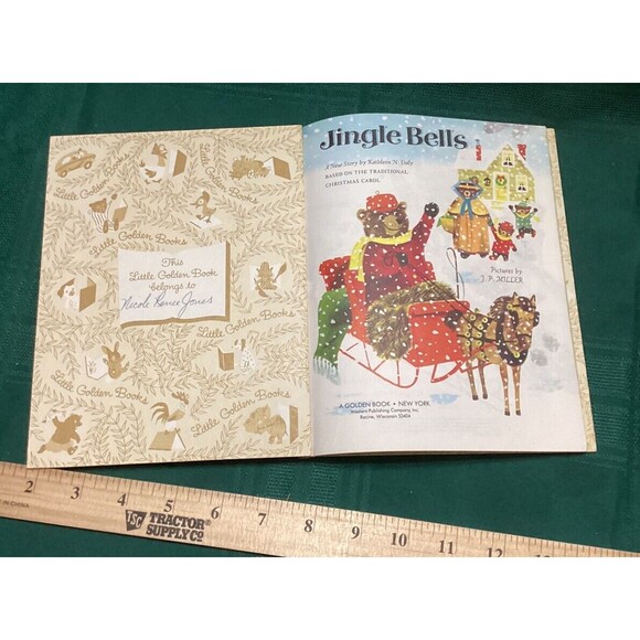 Wonder Book RAGGEDY ANN'S MERRIEST CHRISTMAS by Johnny Gruelle (1952, Hardcover) - Picture 13 of 16